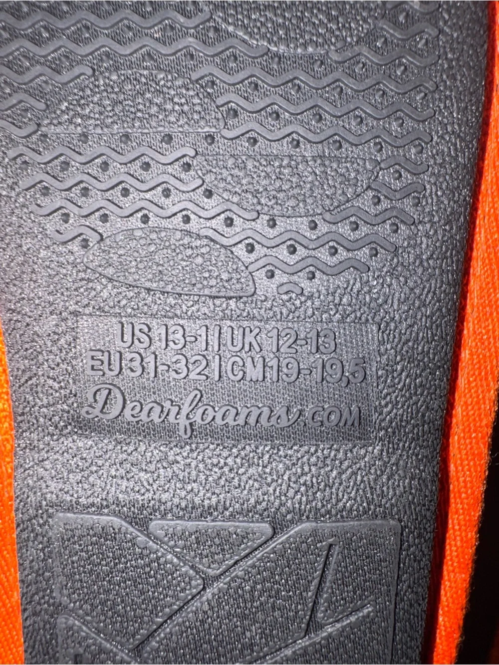 Dear foams Orange Pumpkin Kids Slippers